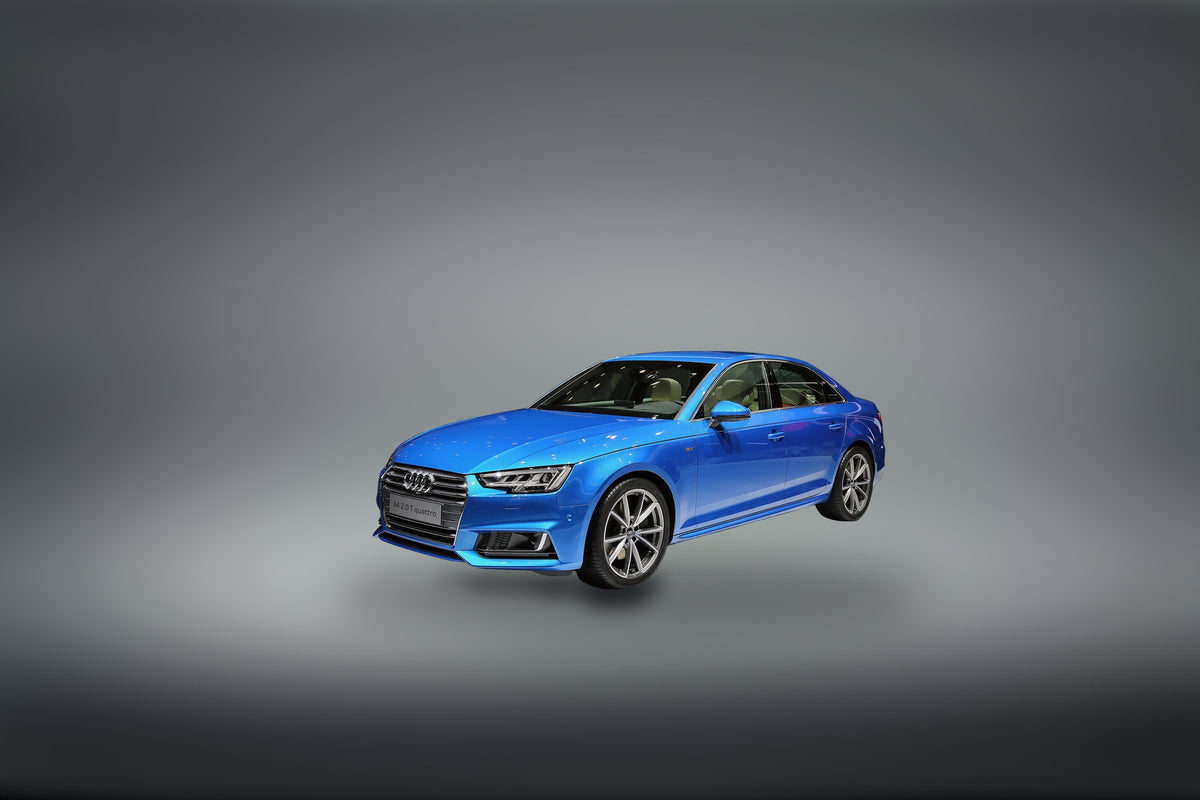 Audi A4 B9 saloon in blue