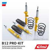 Eibach B12 Pro-Kit suderintos žeminančiosios spyruoklės ir amortizatoriai